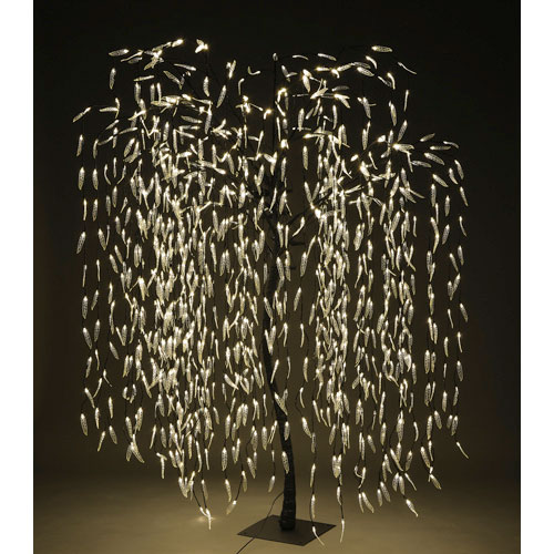 7Ft Cold White Lights Willow Fake Trees