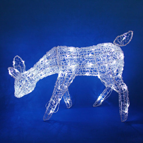 female deer christmas lights