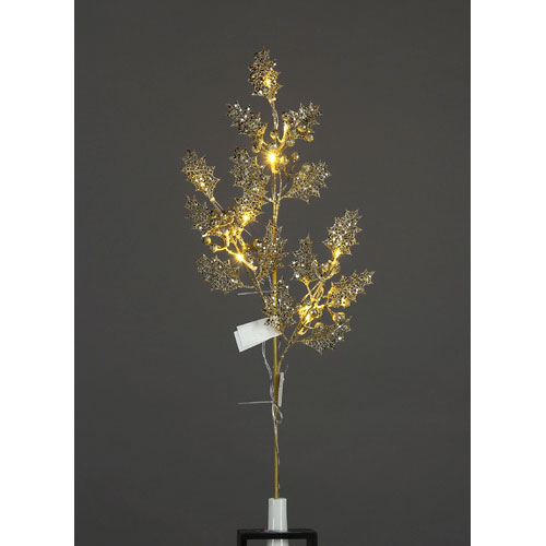 Golden Branch Lighting For Christmas Idea