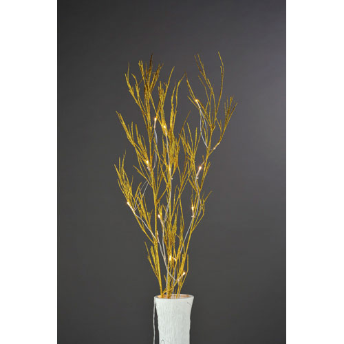 Golden Natural Bamboo Led Branch