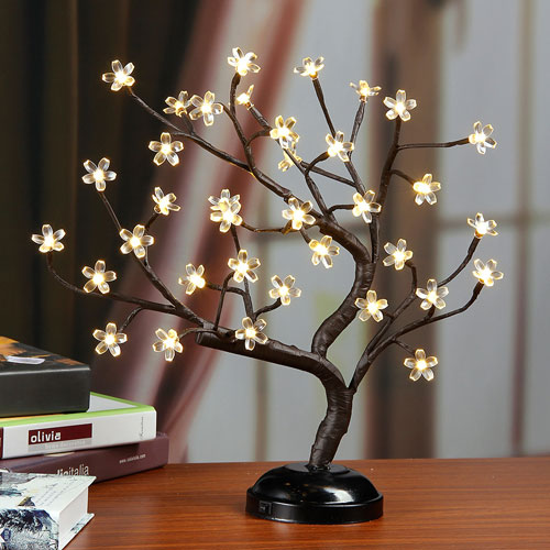 Cherry blossom bonsai led