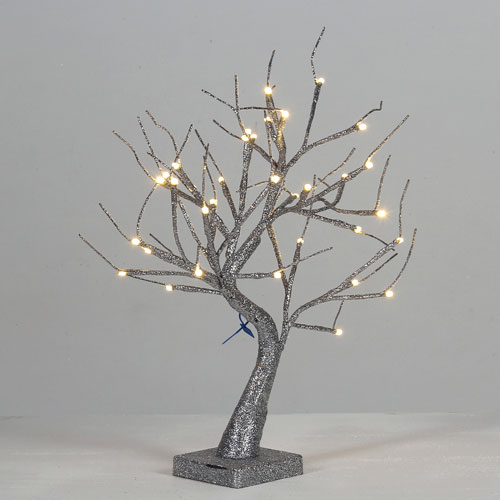 Artificial bonsai tree lighting