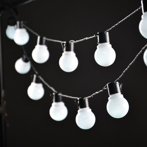 Led globe string lights