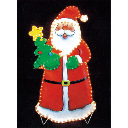 Santa Design Outdoor Rope Lights