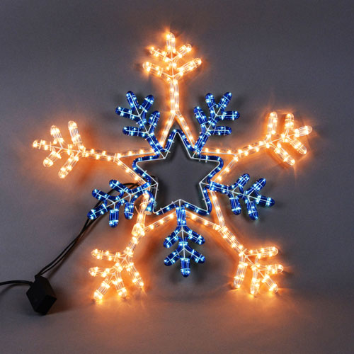 High Quality Snowflake shape led rope lights