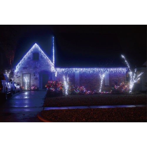 White led icicle lights